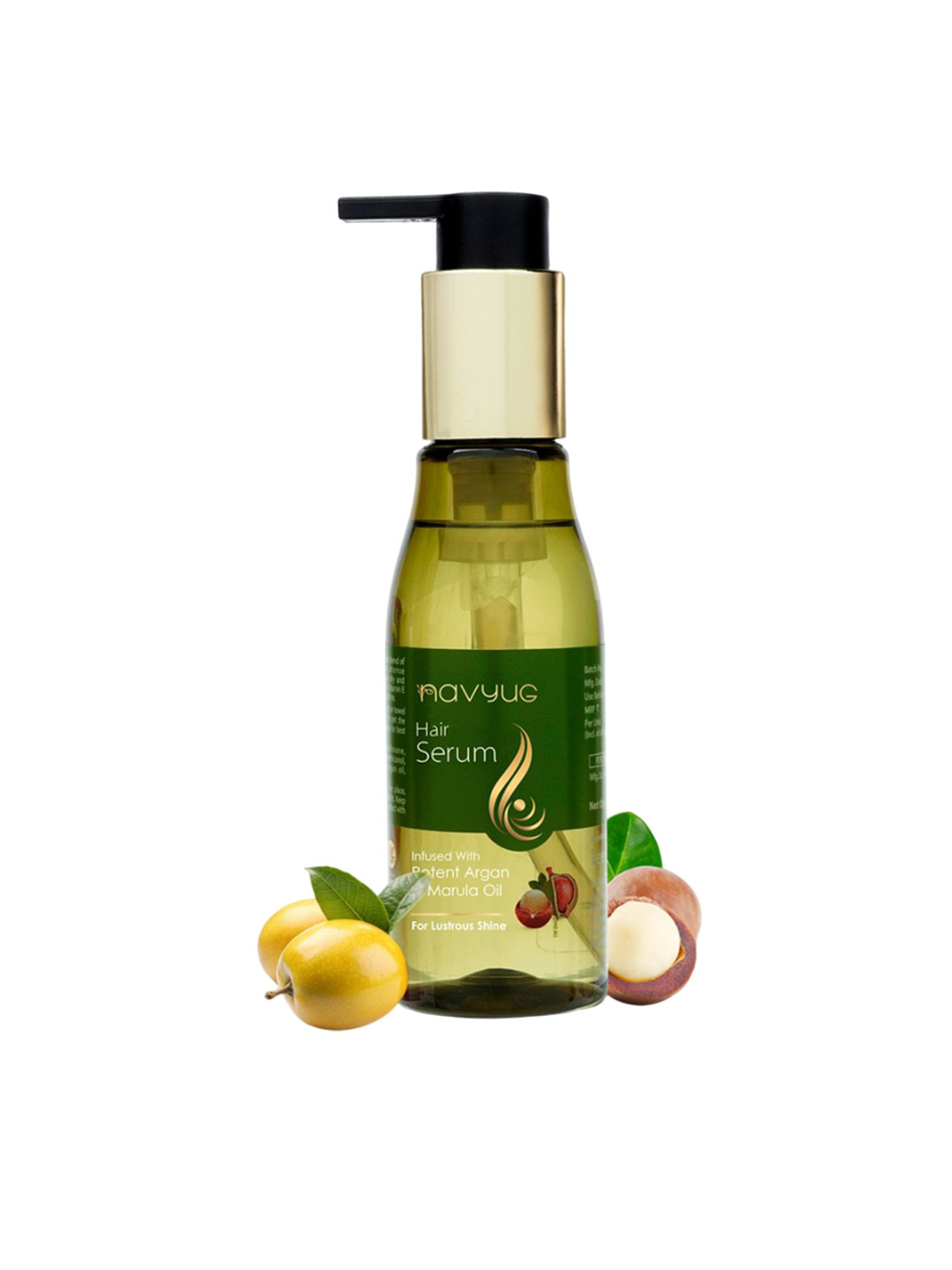 Leeford Navyug Hair Serum With Argan Oil & Vitamin  E For Frizz Control- 110 ml