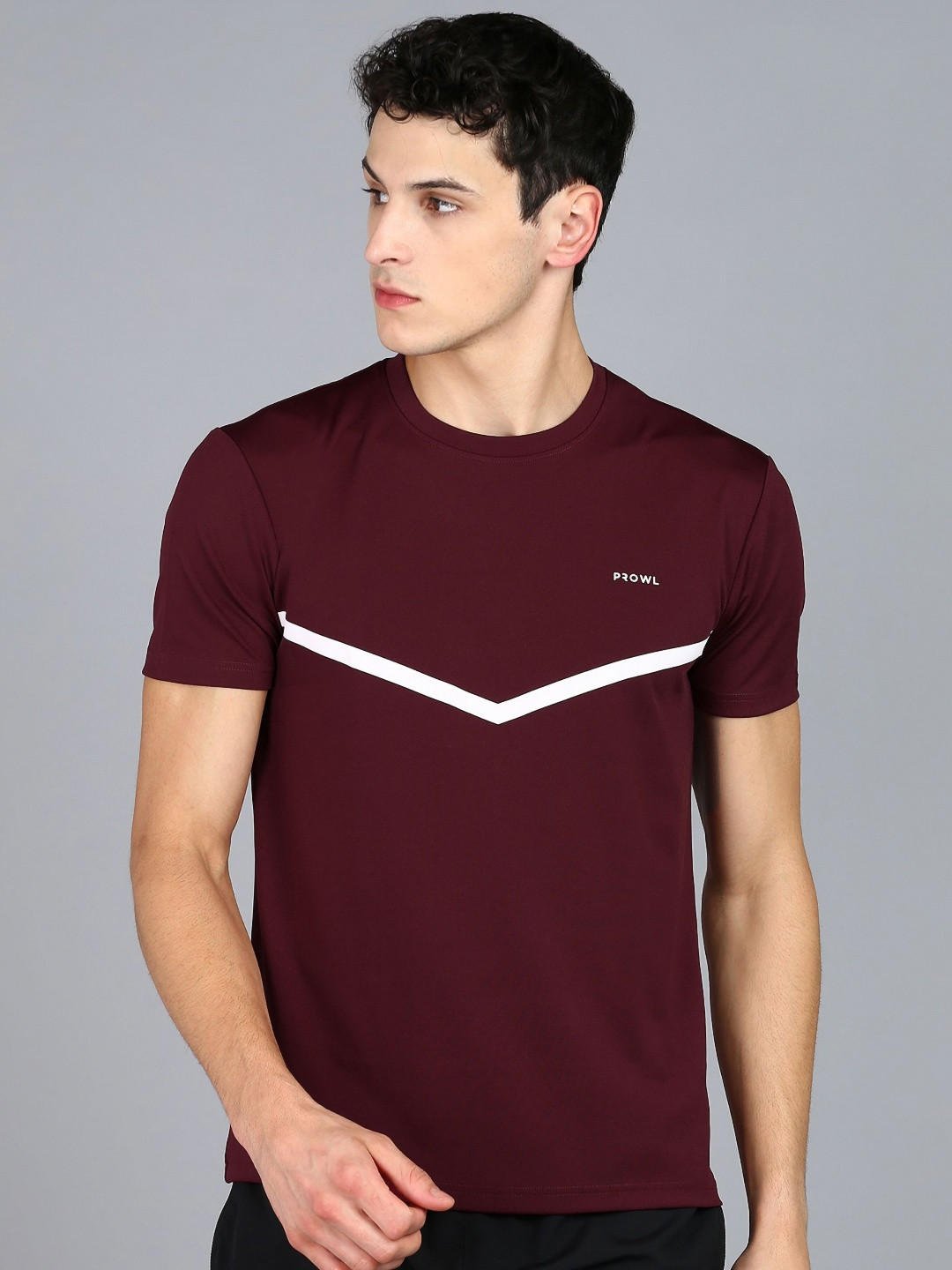 PROWL by Tiger Shroff Men Striped Round Neck T-shirt