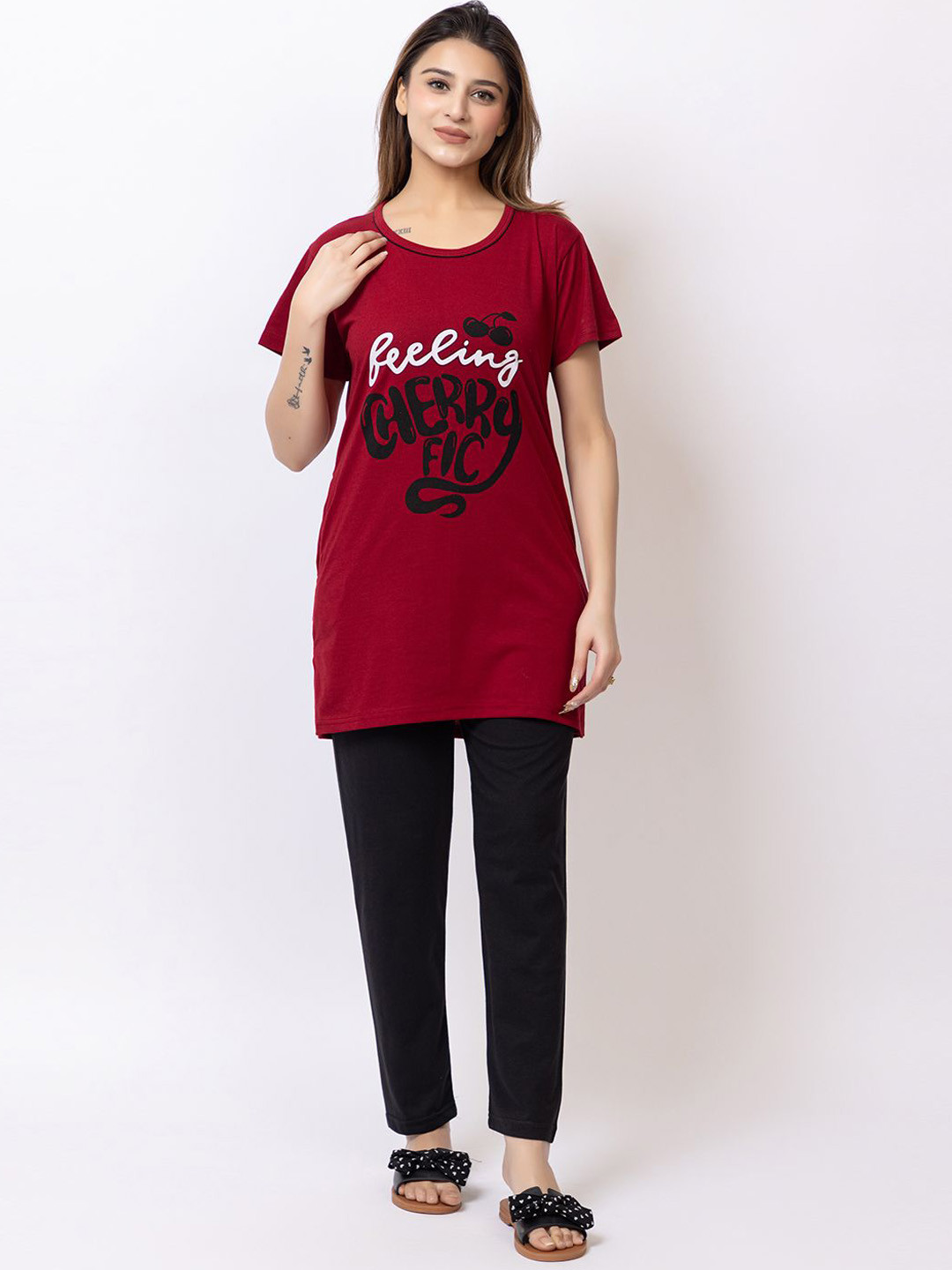 RG BY S.S. Clothing Women Printed Night suit