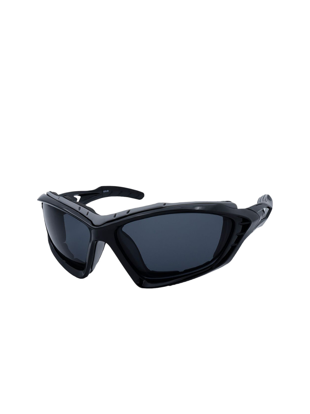 Opticsfit Unisex Shield Sunglasses with Polarised and UV Protected Lens 5347-BlackFrame