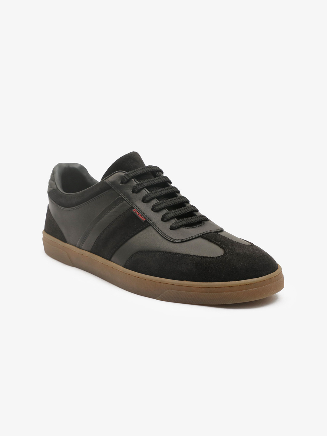 TONI ROSSI Men Colourblocked Leather Sneakers