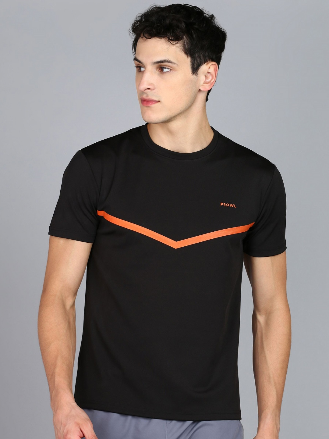 PROWL by Tiger Shroff Men Striped Round Neck T-shirt