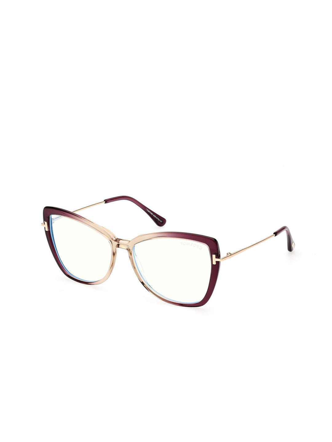 Tom Ford Women Colourblocked Full Rim Butterfly Frames