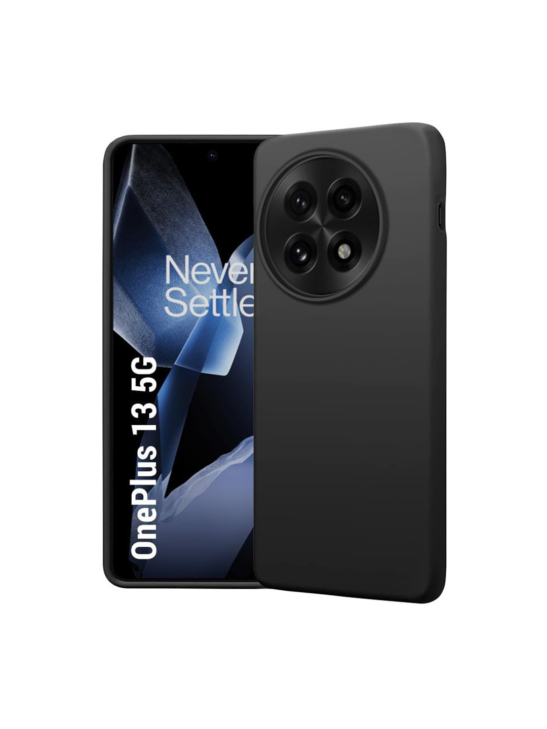 LIRAMARK OnePlus 13 Solid Liquid Silicone Soft Back Case