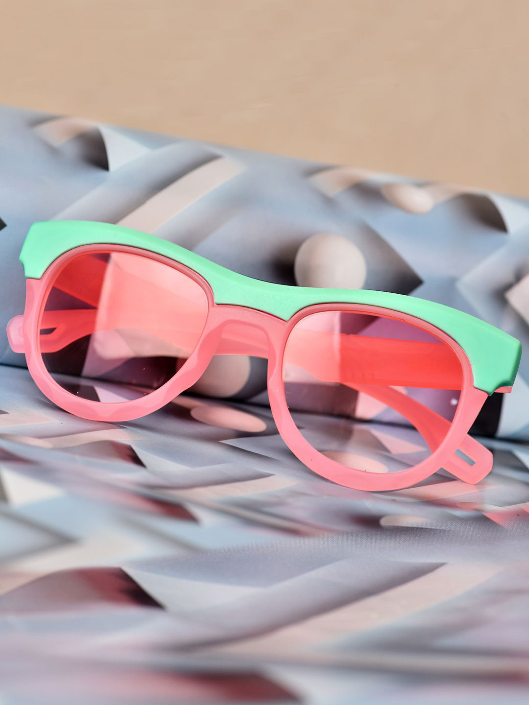 FROGGY Kids Round Sunglasses with UV Protected Lens FGSG-8240A-PK