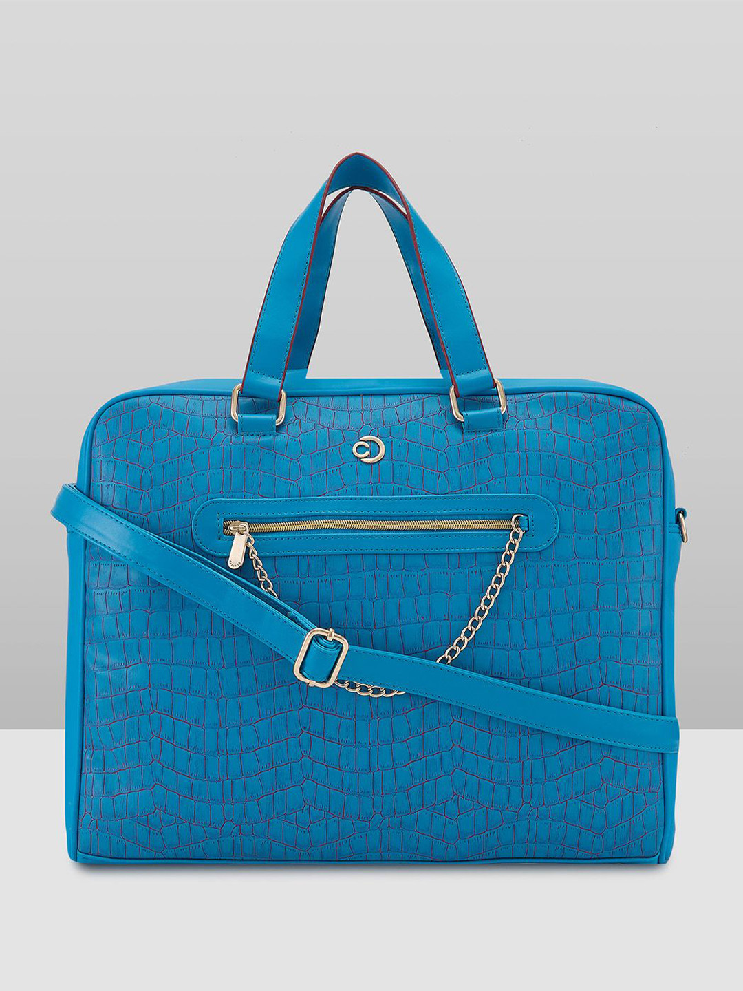 Caprese Mist Women Blue Large 16 inch Laptop Bag