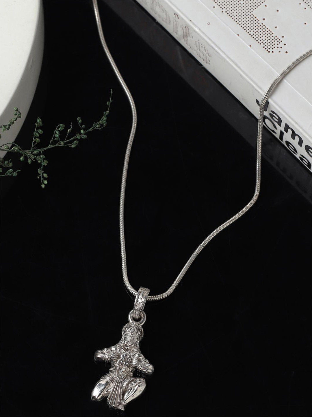 Metronaut 92.5 Sterling Silver Contemporary God Hanuman Ji Pendant