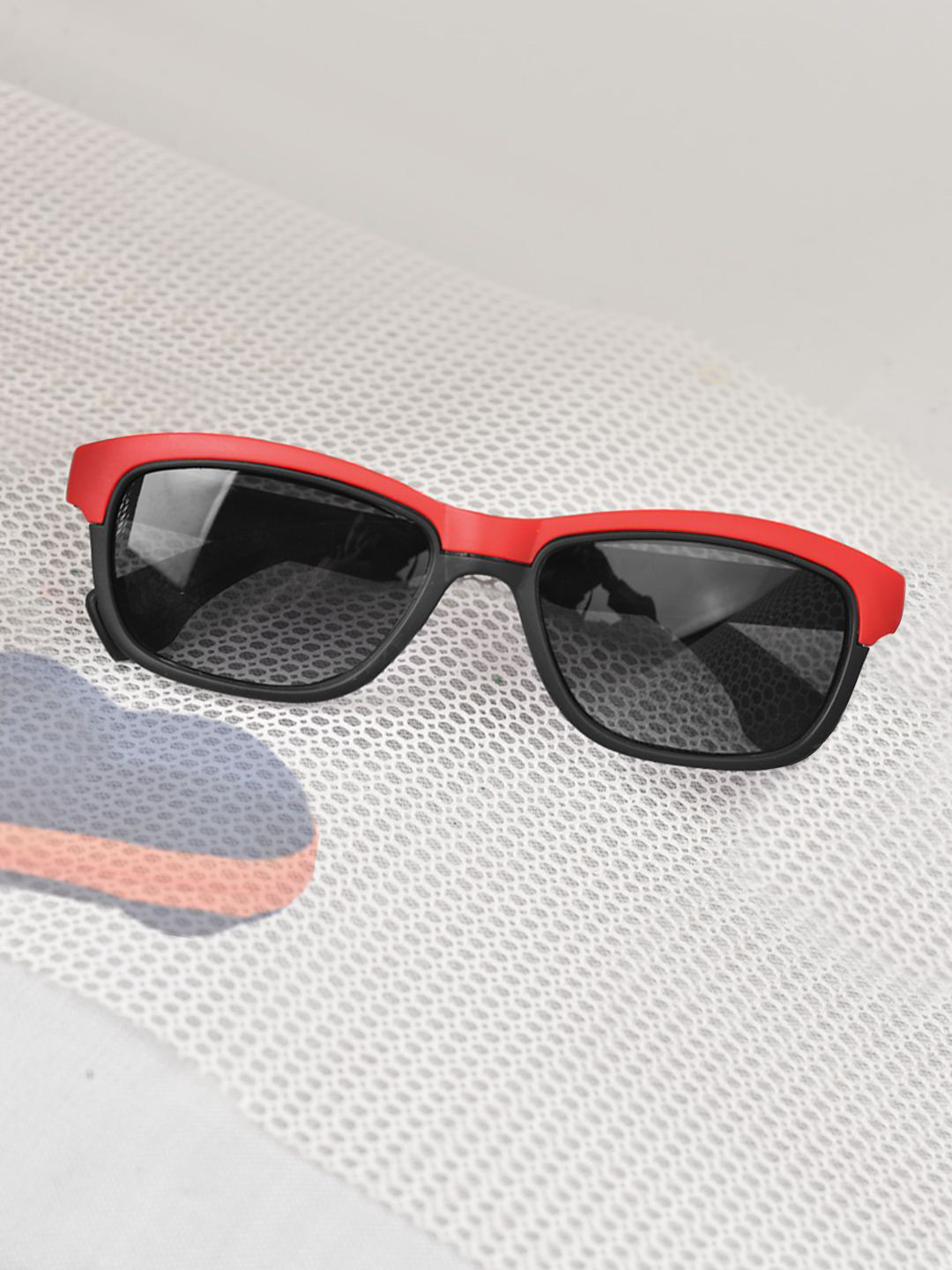 FROGGY Kids Square Sunglasses with UV Protected Lens FGSG-8237A-BK