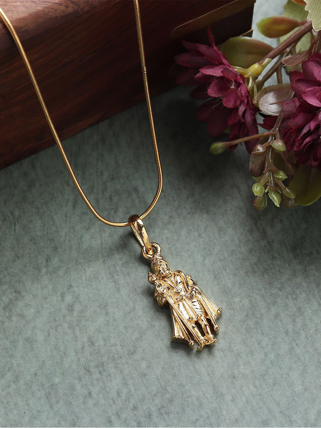 Metronaut Gold-Plated Diamond Shaped Pendants