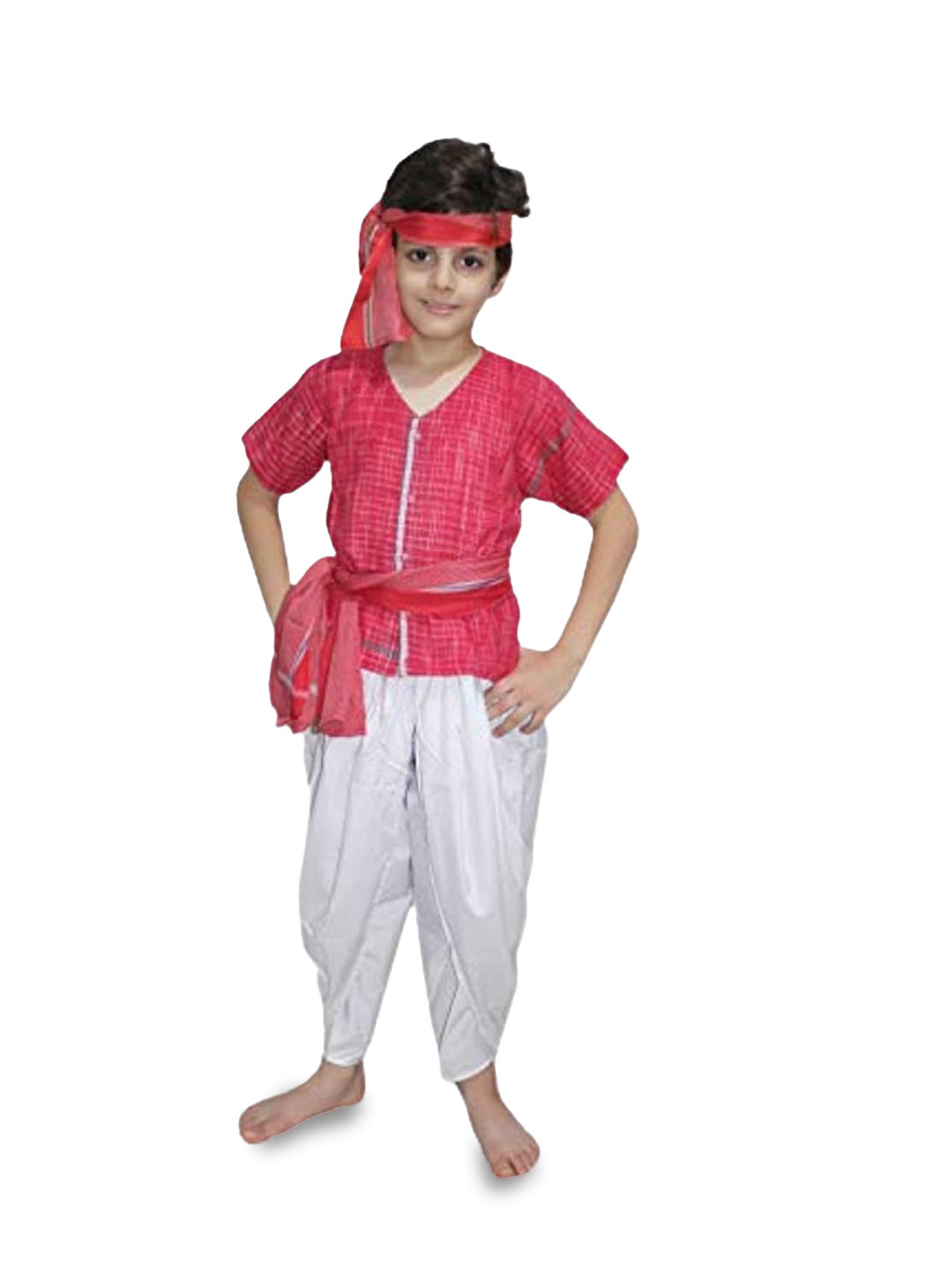 Kaku Fancy dresses Boys Villager Farmer Costume Set