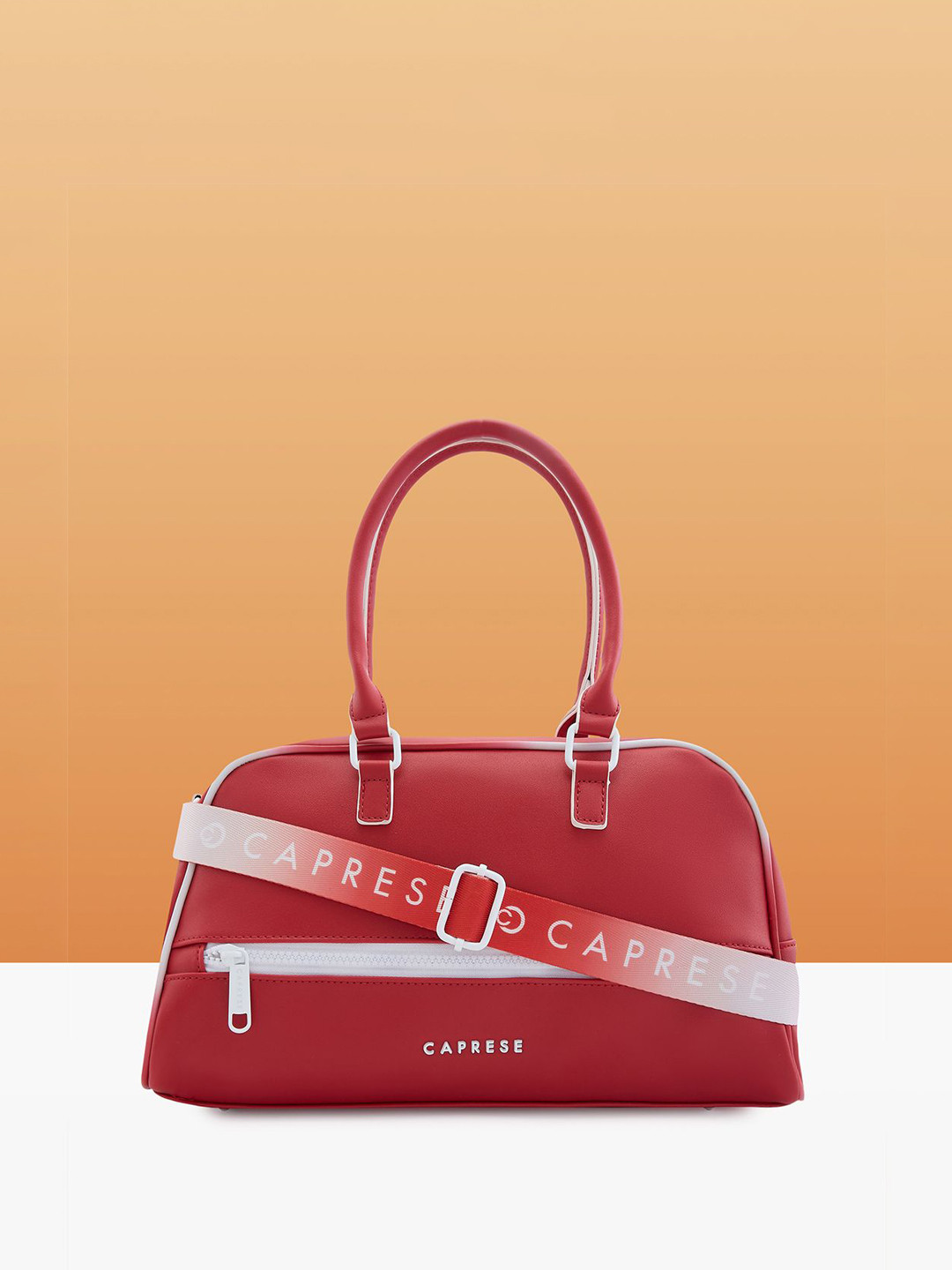Caprese Vivian Women Red Large Duffle Bag