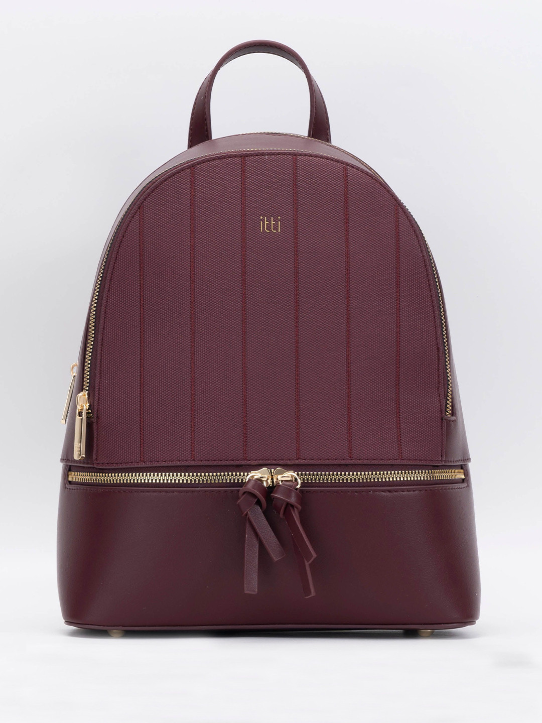 itti Women Alice Luggage Compatible Backpack with Zipper Compartments