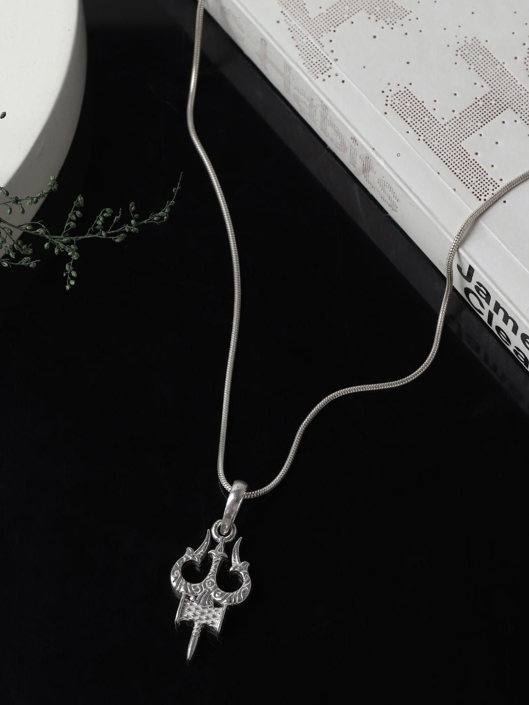 Metronaut 925 Sterling Silver Trishul Pendant