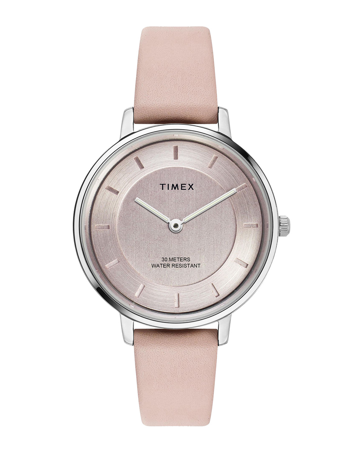 Timex Trendline Round 21mm Purple Dial Analog Women Watch - TWEL15821
