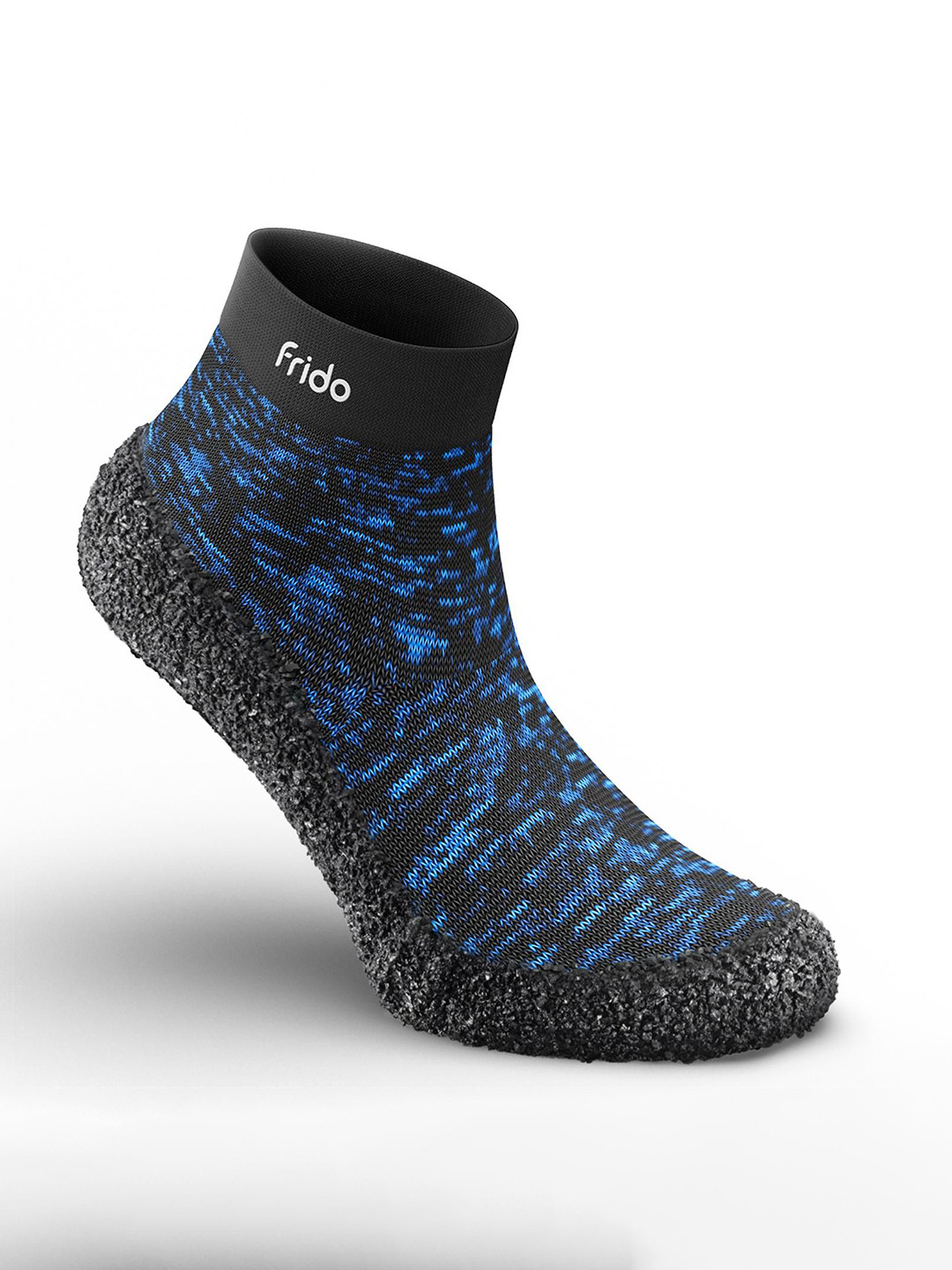 Frido Men Classic Ankle Length Barefoot Lightweight & Flat Sole Sock Shoe - L