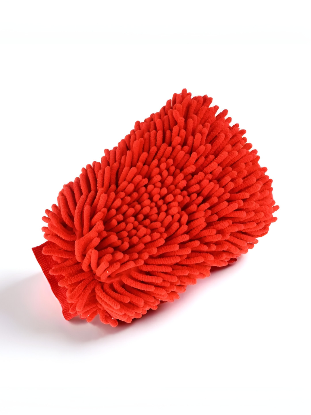 Aura Red Double-Sided 100 GSM Microfiber Kitchen Cleaning Gloves