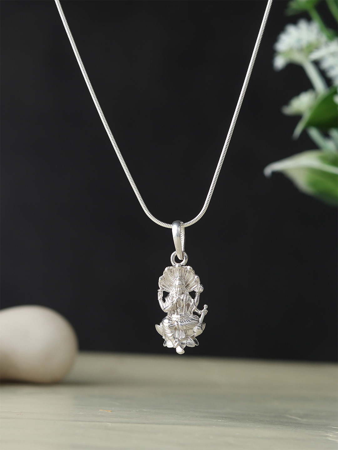 Metronaut Men 925 Sterling Silver Vishnu Ji Pendants