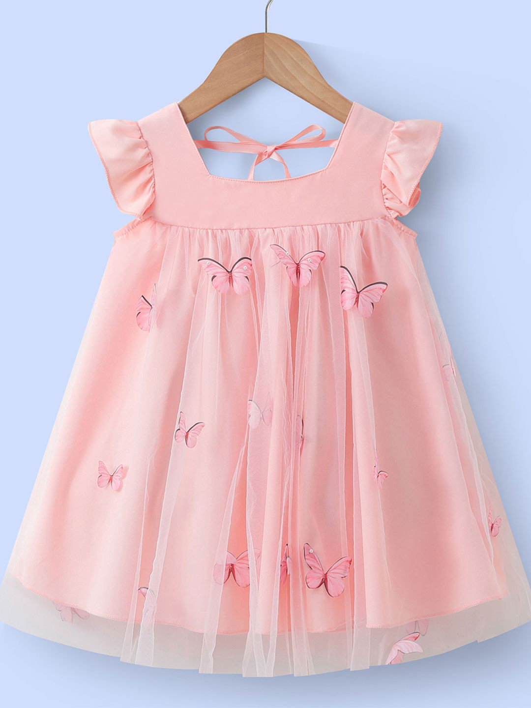 Mark & Mia Flutter Sleeve A-Line Dress