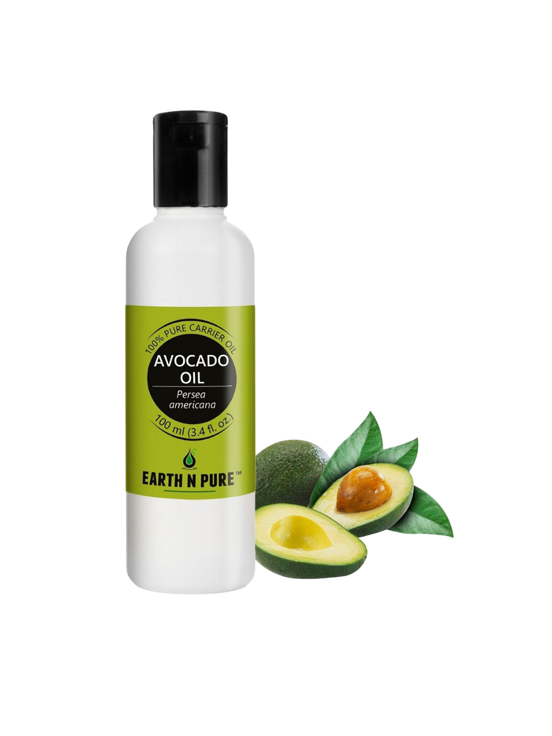 EARTH N PURE 100% Pure & Natural Hair Growth Avocado Carrier Oil - 100 ml
