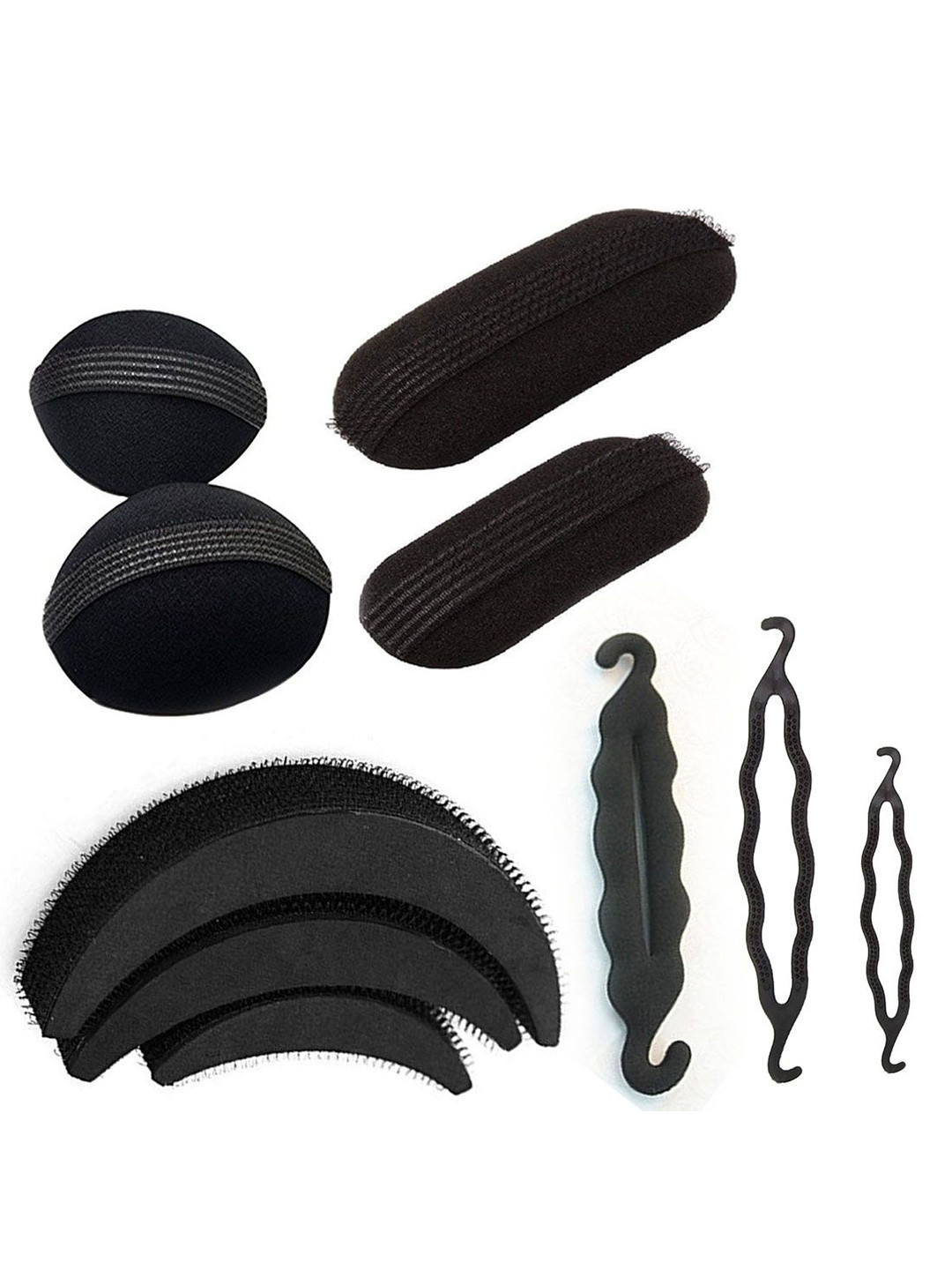 GADINFASHION Pack Of 10 Juda Makers Bun Maker Hair Puff Maker