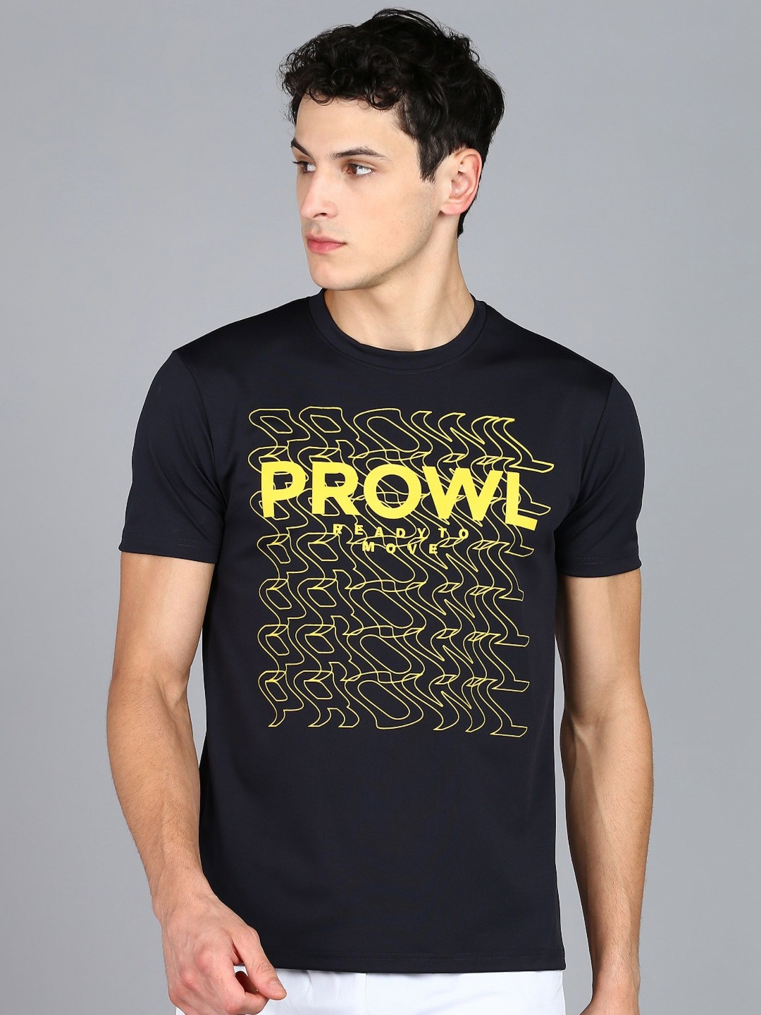 PROWL by Tiger Shroff Men Typography Printed Round Neck T-shirt