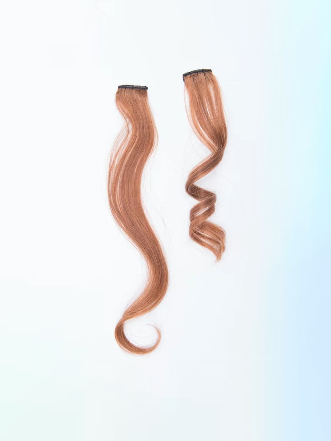 NISH HAIR Set Of 2 Faux Highlight Hair Extension - Light Brown