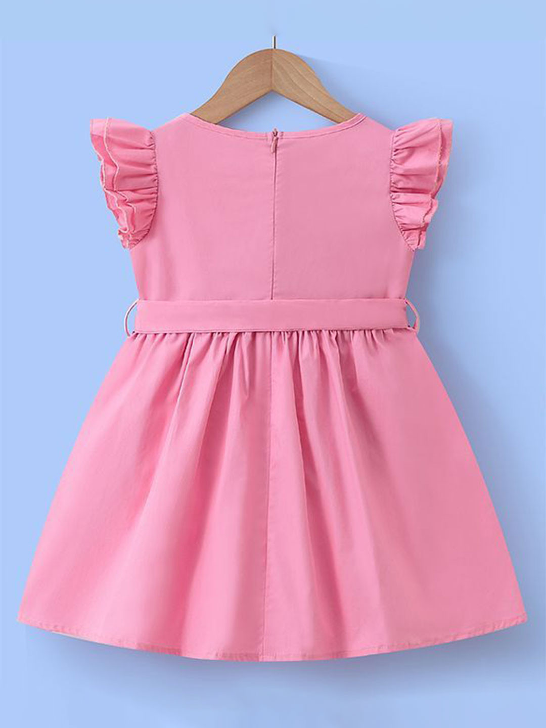 Mark & Mia Flutter Sleeve Fit & Flare Dress