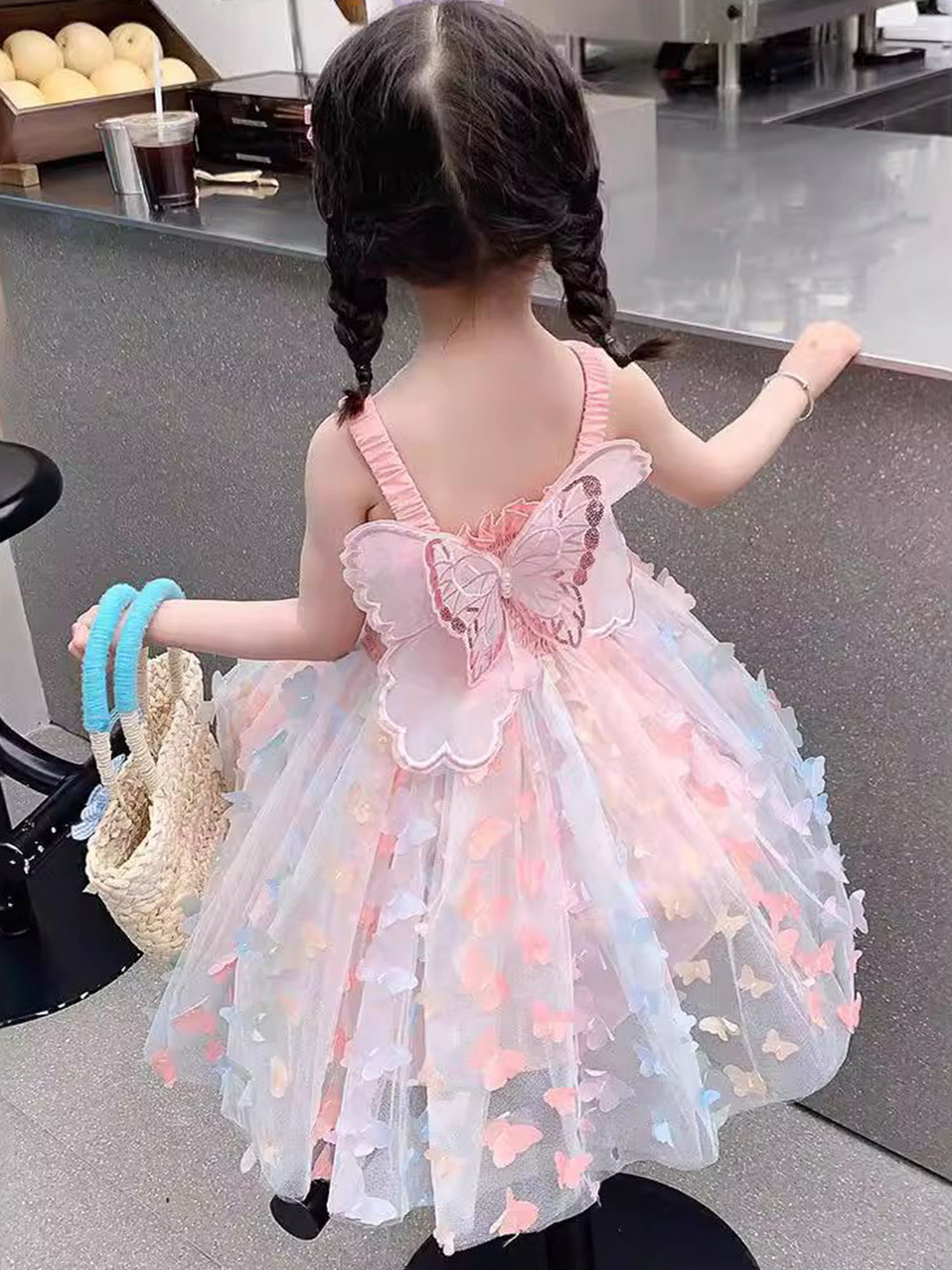 YK Girls Fit & Flare Dress