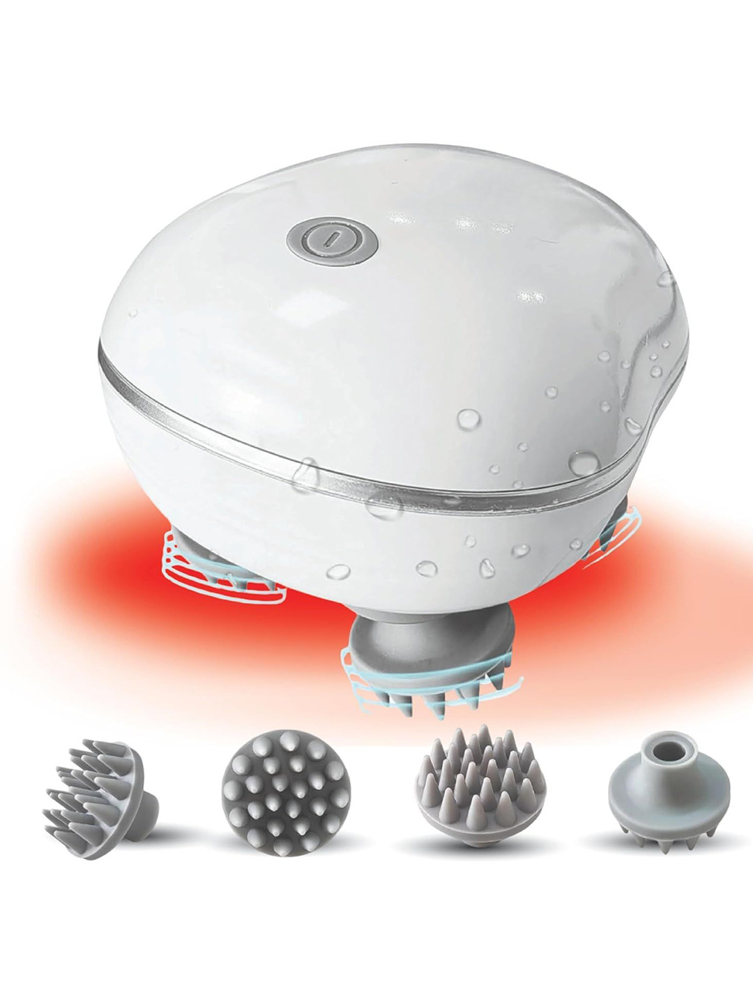 KINDRED 3-Speed Head Kneading Rechargeable Electric Scalp Massager