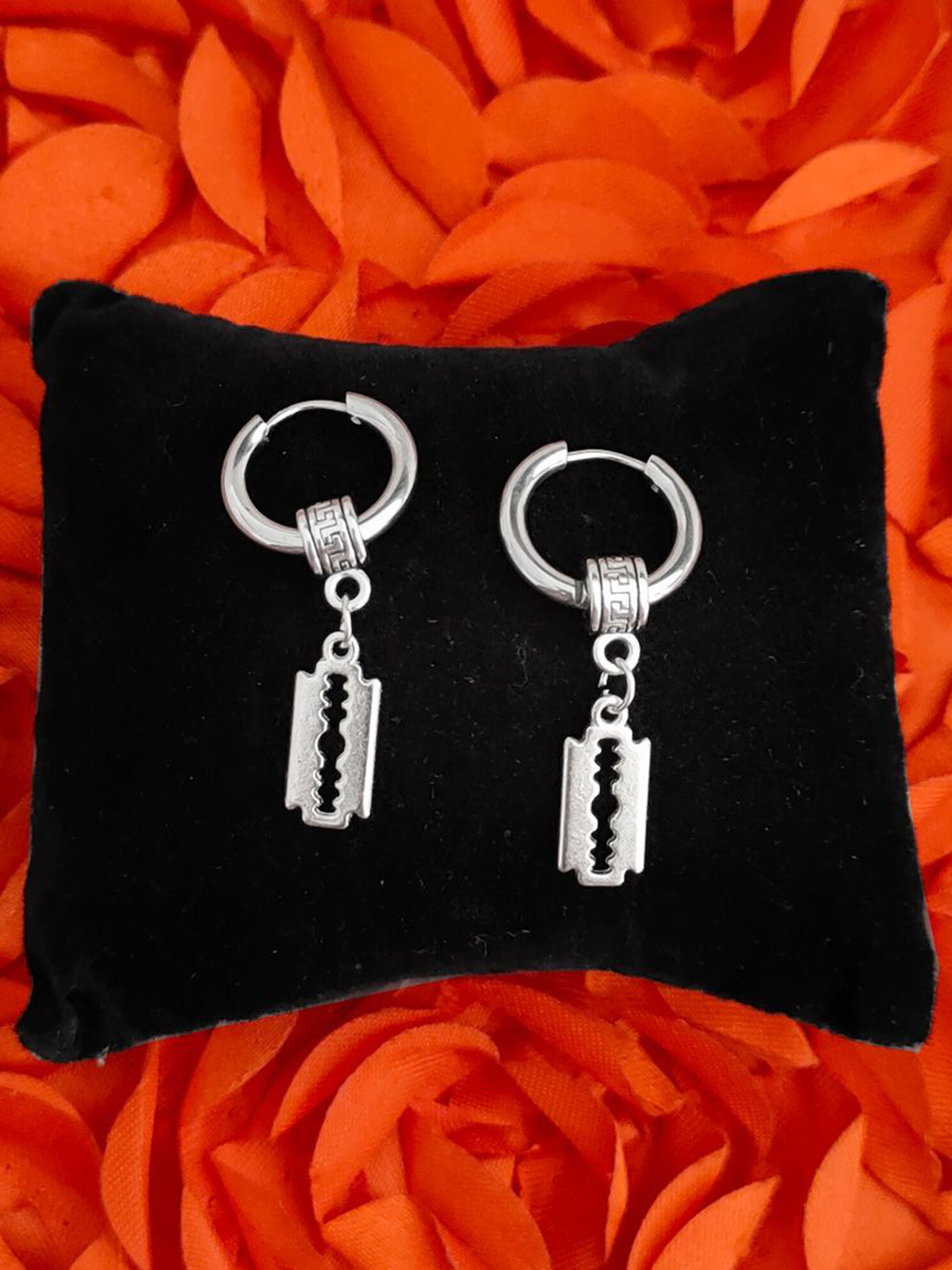 M Men Style Contemporary Drop Earrings