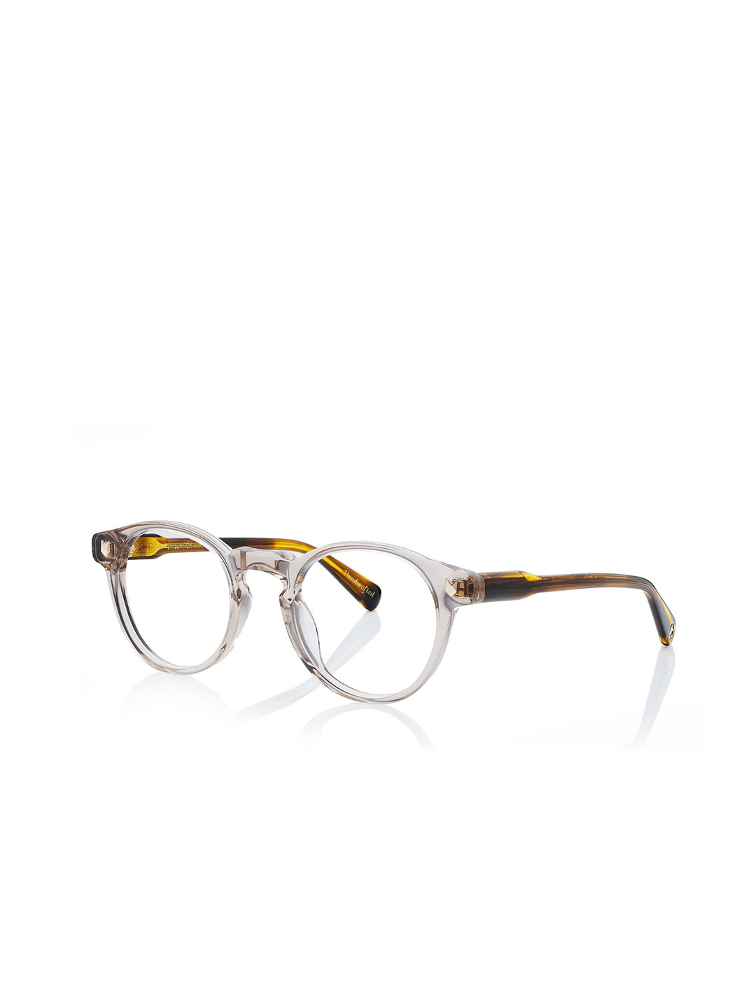 Shisen Fox Miyoko Cinnamon Unisex Oval Full Rim Rectangle Frames