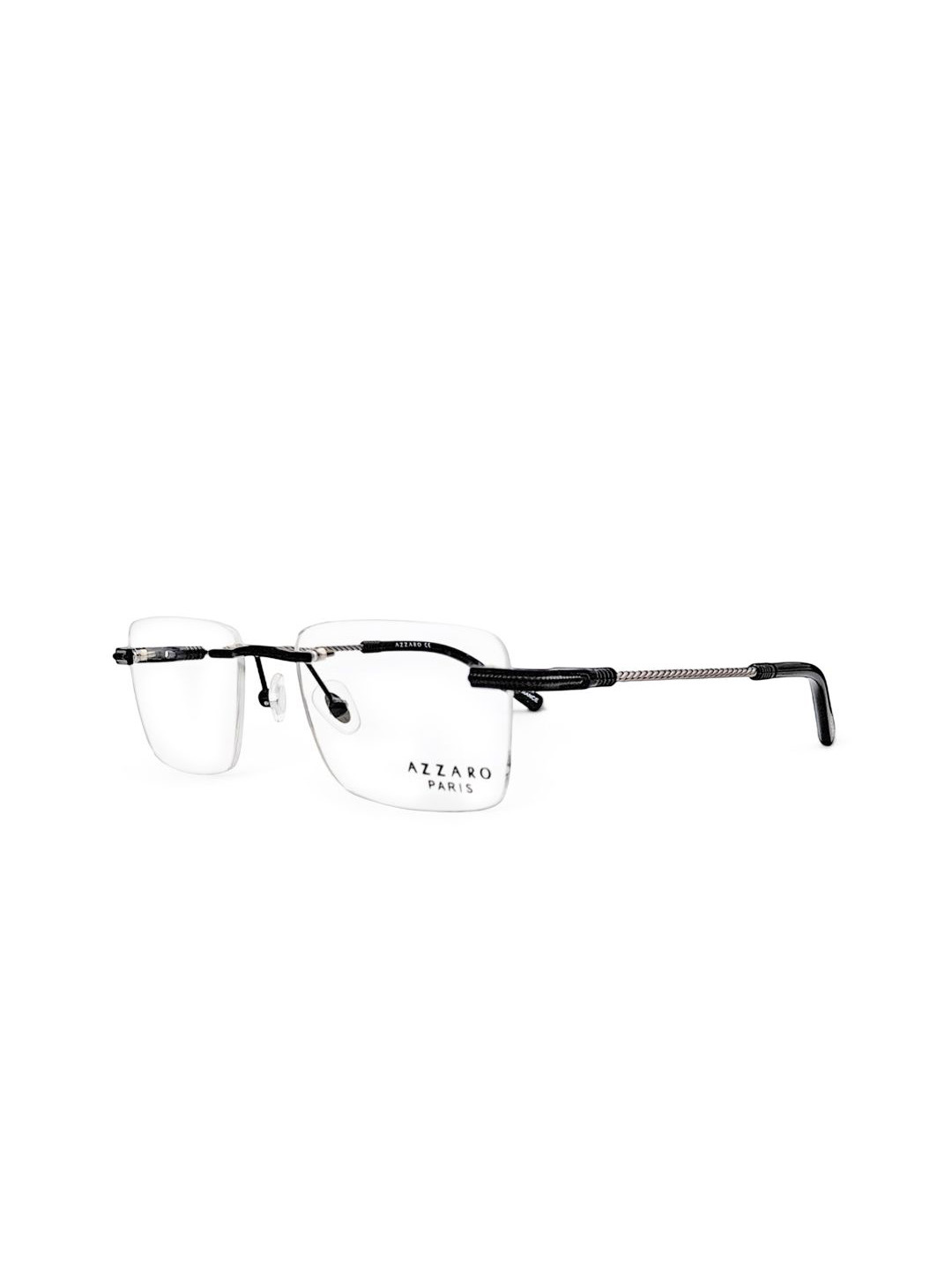 Azzaro Men Rimless Rectangle Frames