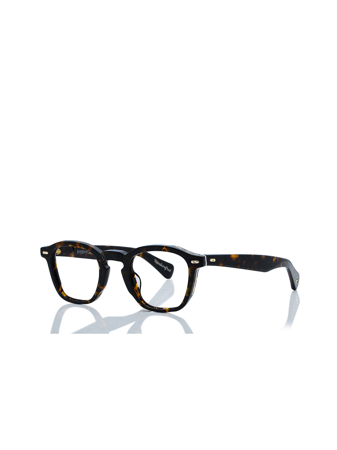 Shisen Fox Niko Dark Havana 2.0 Unisex Abstract Full Rim Square Frames