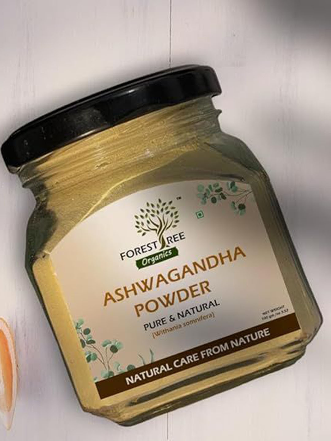 FORESTREE Pure & Natural Ashwagandha Powder For Skin - 100 g