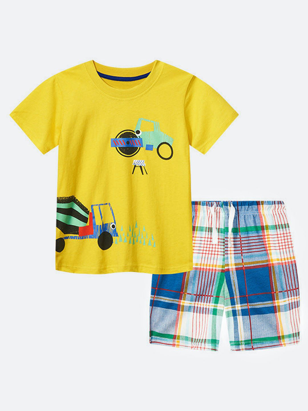 Oh Rare Boys Cartoon Printed T-shirt With Shorts