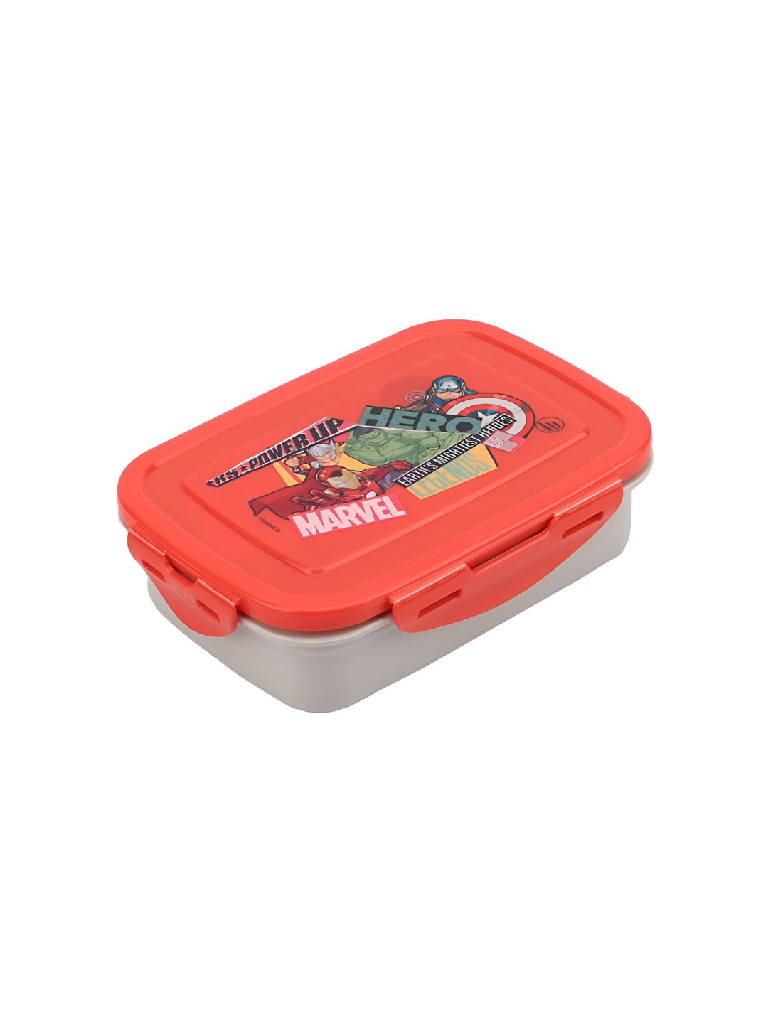 Marvel HMHTLB 73371-AV Heroes Microwave Safe 2PCs Lunch Box With Spoon and Fork