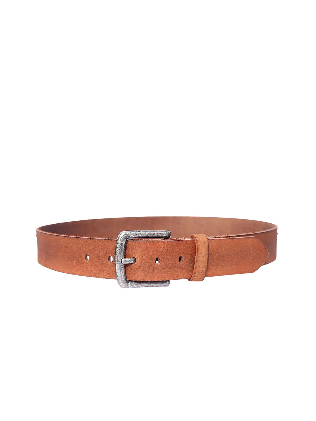 Celtic Women Tan Textured Leather Belt with TieUp Closure