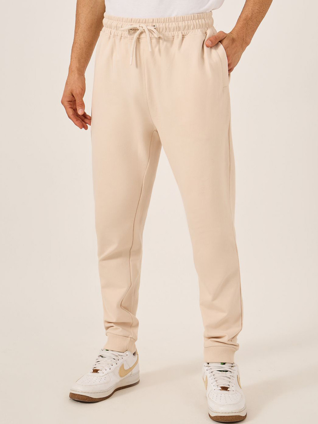 Styli Slim Fit Rib Cuffed Core Joggers