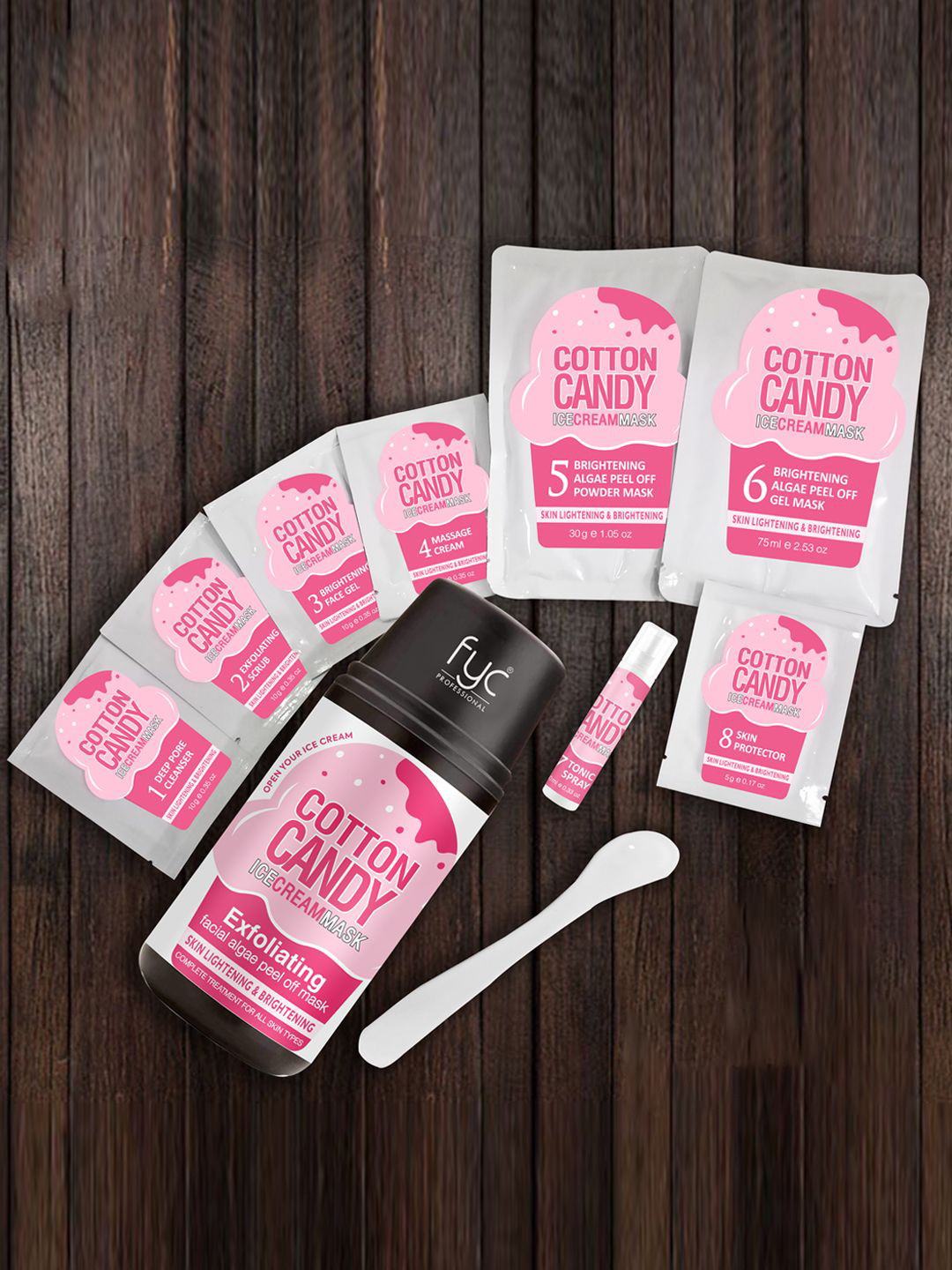 FYC Professional Cotton Candy Ice-Cream Mask Facial Kit - 150 g