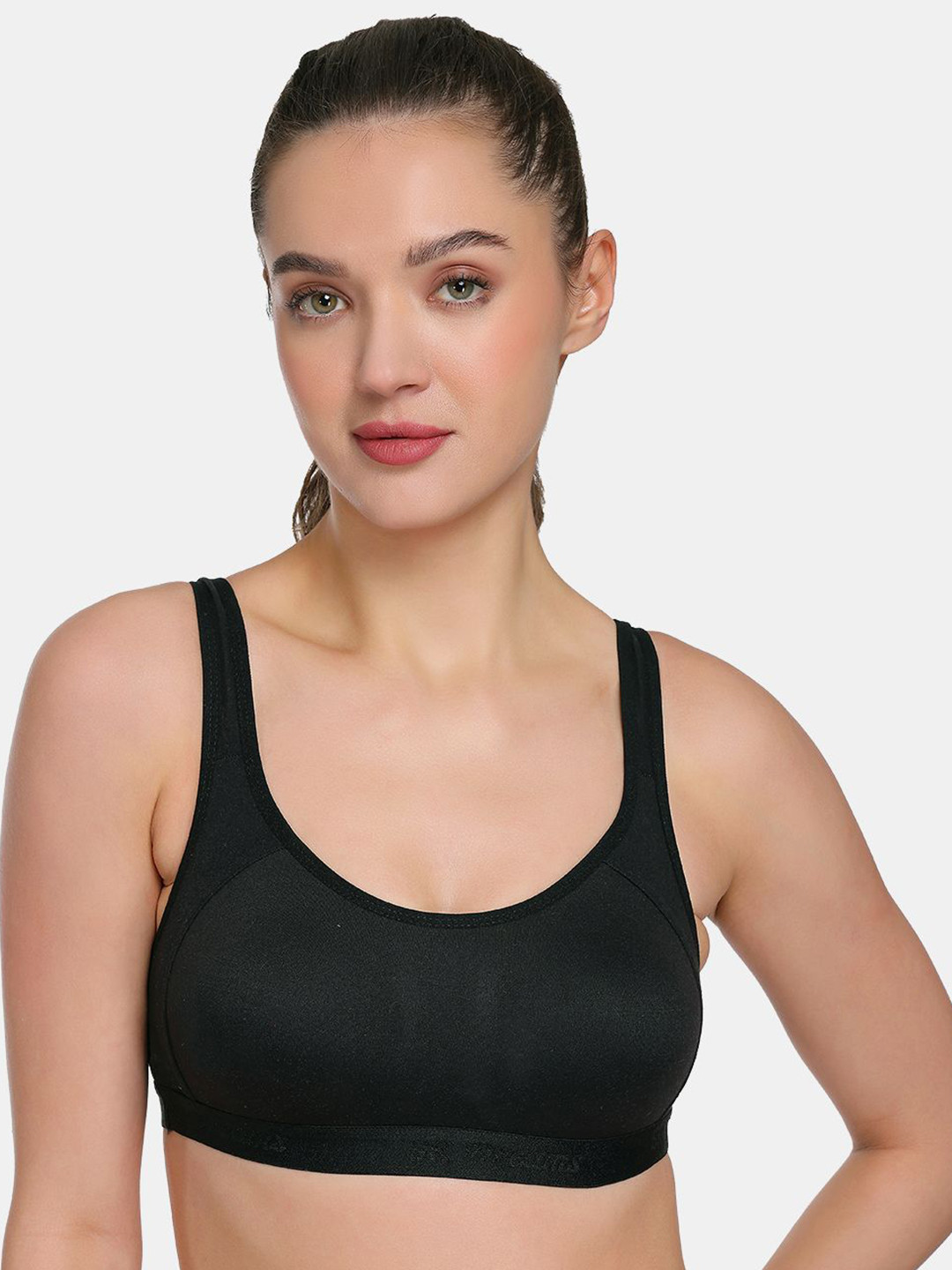 SKDREAMS Full Coverage Non Padded Seamless Training or Gym Shaper Sports Bra