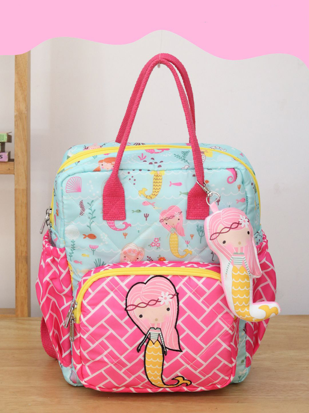 ROSADA Kids Mermaid Box Backpack