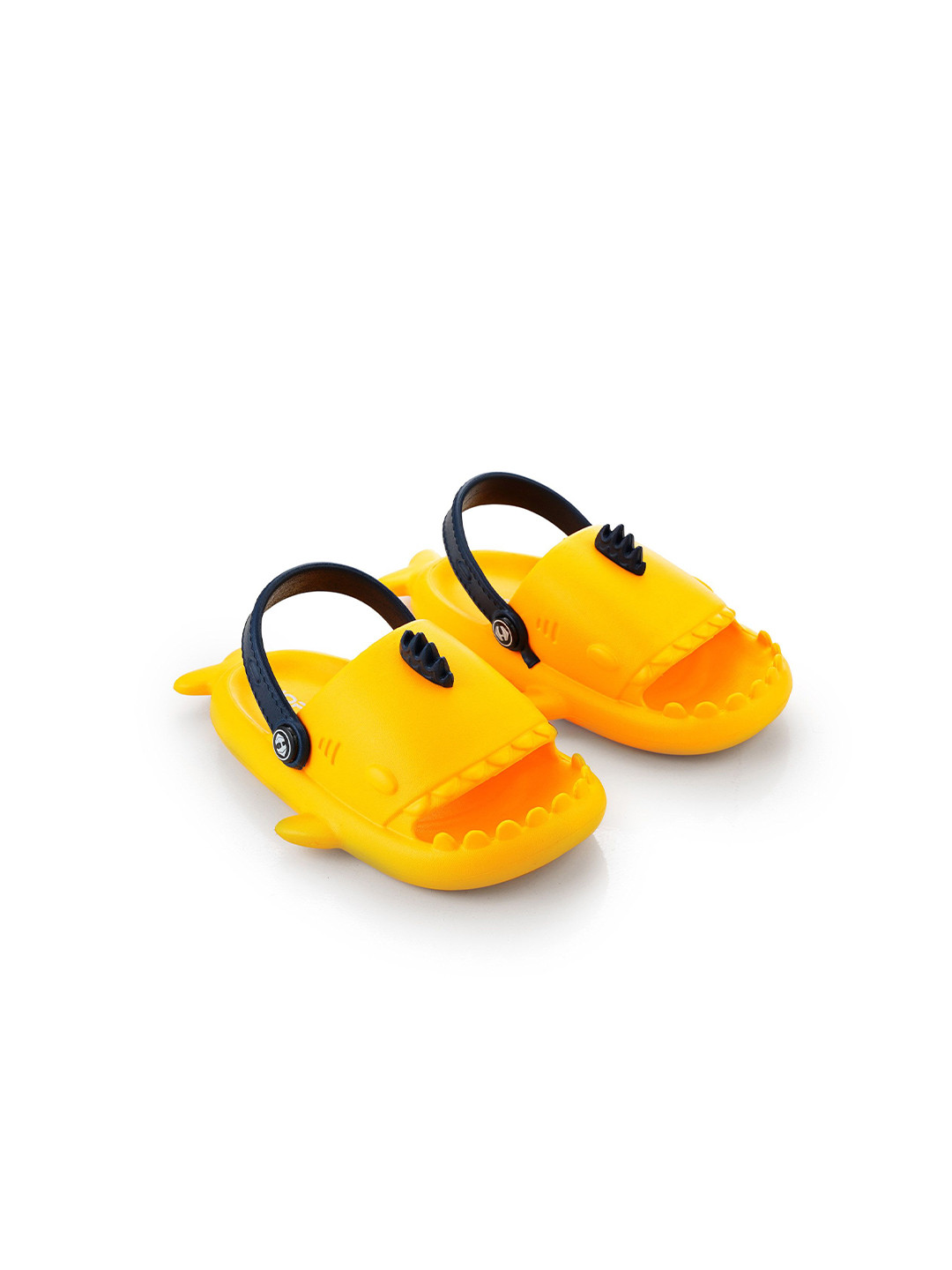 Hoppa Baby Shark Golden Fusion/ Navy Sliders For Kids