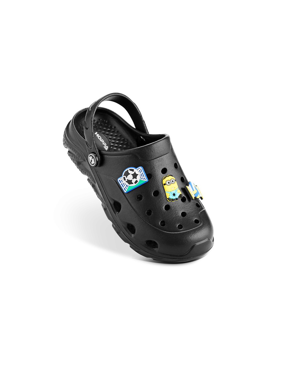 Hoppa Coucci Kids Black Kids Clogs