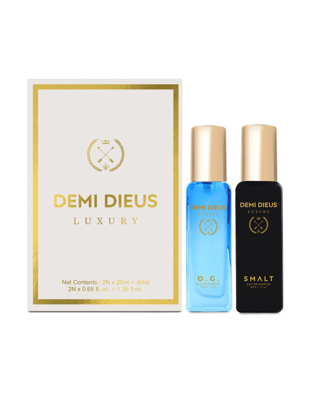 DEMI DIEUS Set Of 2 O.G & Smalt Long Lasting Eau de Parfum - 20 ml Each