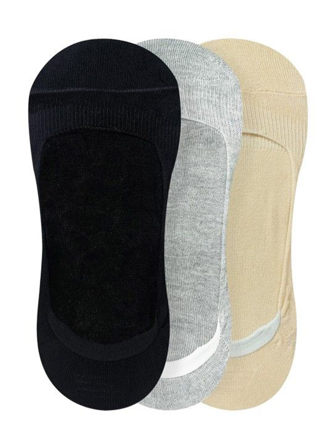 POLLOLOCO Unisex Pack Of 3 Shoe Liners Socks