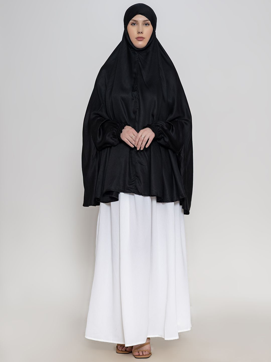 SANASH Collection Women Solid Namaz Dupatta Hijab