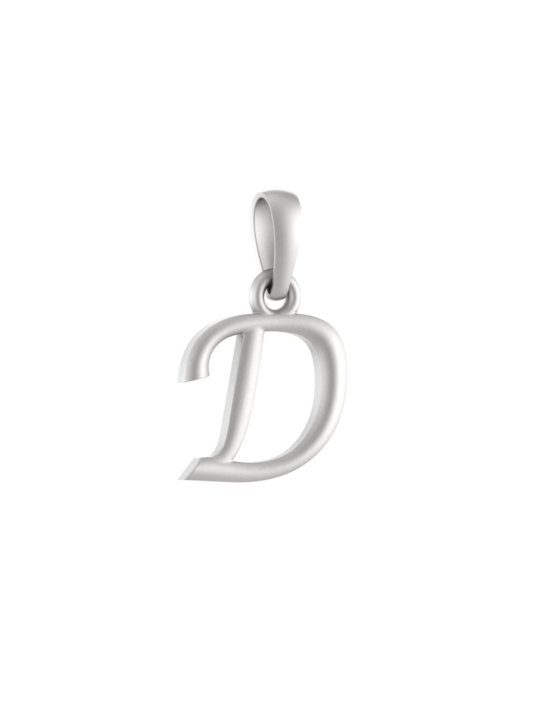 Metronaut  925 Sterling Silver Alphabet D Pendant