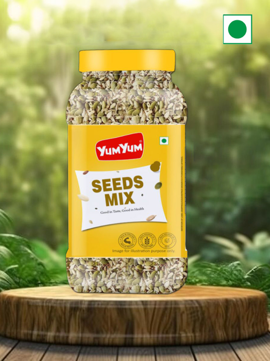 YUM YUM 6 In 1 Healthy Edible Seeds Mix Combo - 1kg