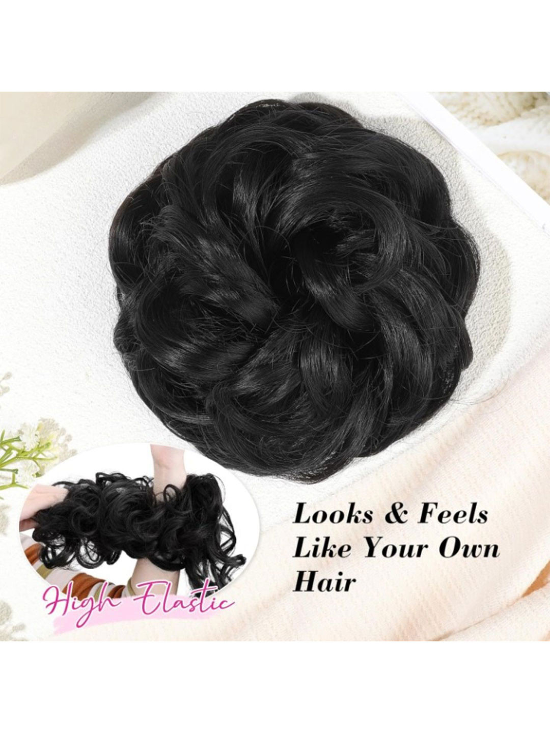 MEGARICH Women Hair Accessory Set of Scrunchies Buns Hair