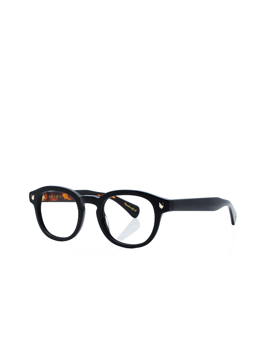 Shisen Fox Kitsune Unisex Colourblocked Full Rim Oval Frames